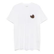 Bruine Eenden Grafisch T-shirt Carhartt Wip , White , Heren