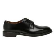 Lage Veterschoenen Doucal's , Black , Heren