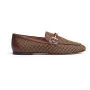 Bruin Beige Loafer Schoenen Tod's , Brown , Dames