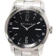 Pre-owned Metal watches Bvlgari Vintage , Black , Heren