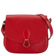 Pre-owned Leather louis-vuitton-bags Louis Vuitton Vintage , Red , Dam...