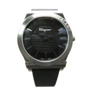 Pre-owned Metal watches Salvatore Ferragamo Pre-owned , Black , Heren