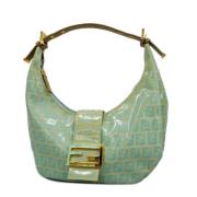 Pre-owned Coated canvas fendi-bags Fendi Vintage , Green , Dames