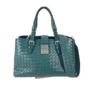 Pre-owned Leather handbags Bottega Veneta Vintage , Green , Dames