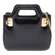 Pre-owned Leather handbags Salvatore Ferragamo Pre-owned , Black , Dam...