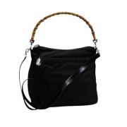 Pre-owned Nylon gucci-bags Gucci Vintage , Black , Dames