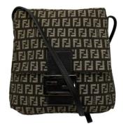 Pre-owned Canvas fendi-bags Fendi Vintage , Brown , Dames