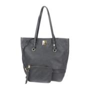 Pre-owned Leather totes Louis Vuitton Vintage , Black , Dames