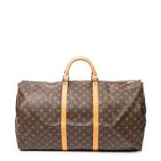 Pre-owned Coated canvas handbags Louis Vuitton Vintage , Brown , Dames