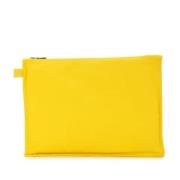 Pre-owned Canvas hermes-bags Hermès Vintage , Yellow , Dames