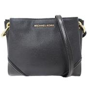 Pre-owned Leather shoulder-bags Michael Kors Pre-owned , Black , Dames