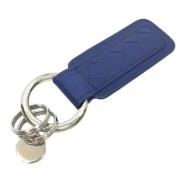 Pre-owned Leather key-holders Bottega Veneta Vintage , Blue , Dames