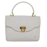 Pre-owned Leather handbags Bally Pre-owned , White , Dames