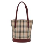 Pre-owned Canvas totes Burberry Vintage , Beige , Dames