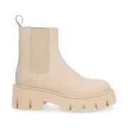 Leren Chelsea Boot in Natuur Copenhagen Shoes , Beige , Dames