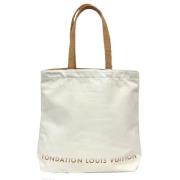 Pre-owned Canvas louis-vuitton-bags Louis Vuitton Vintage , White , Da...