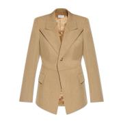 Wollen blazer Burberry , Brown , Dames