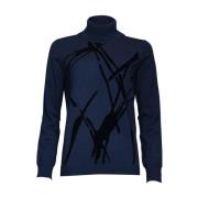 Rolhals Pullover 431251 Roberto sarto , Blue , Dames