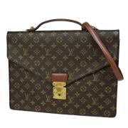 Pre-owned Canvas briefcases Louis Vuitton Vintage , Brown , Dames