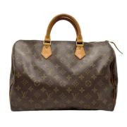 Pre-owned Fabric louis-vuitton-bags Louis Vuitton Vintage , Brown , Da...