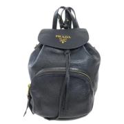 Pre-owned Leather prada-bags Prada Vintage , Black , Dames