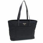 Pre-owned Leather totes Prada Vintage , Black , Dames