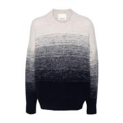 Blauwe Gradient Crew Neck Sweater Isabel Marant , Blue , Heren