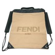 Pre-owned Canvas fendi-bags Fendi Vintage , Beige , Unisex