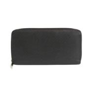 Pre-owned Leather wallets Louis Vuitton Vintage , Black , Dames