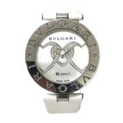 Pre-owned Stainless Steel watches Bvlgari Vintage , White , Dames