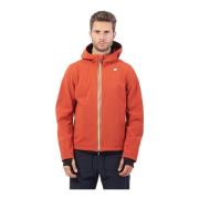 Rode Urban Slim Jas Waterdicht Winddicht K-Way , Red , Heren