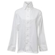 Pre-owned Cotton tops Yohji Yamamoto Pre-owned , White , Dames