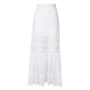 Witte Rok met Strakke Taille Charo Ruiz Ibiza , White , Dames