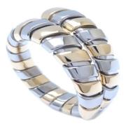 Pre-owned Stainless Steel rings Bvlgari Vintage , Gray , Dames