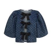 Darincc Dot Bow Blouse Blauw Co'Couture , Blue , Dames