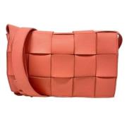 Pre-owned Leather shoulder-bags Bottega Veneta Vintage , Pink , Dames