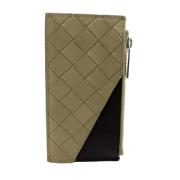 Pre-owned Leather wallets Bottega Veneta Vintage , Beige , Dames