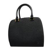 Pre-owned Leather louis-vuitton-bags Louis Vuitton Vintage , Black , D...