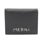 Pre-owned Leather wallets Marni Pre-owned , Black , Dames