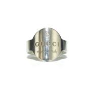 Pre-owned Silver rings Gucci Vintage , Gray , Dames