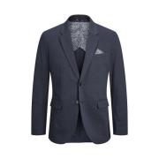 Slim Fit Navy Blazer Jack & Jones , Blue , Heren