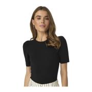 Live Love Pufftop T-Shirt Only , Black , Dames