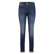 Slim Rich Pantalon MAC , Blue , Dames