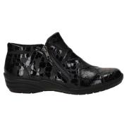 Elegante Instapschoenen met Ritsdetails Remonte , Black , Dames