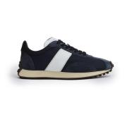 Blauwe Actieve Suède Sneakers Tod's , Blue , Heren