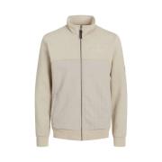 Kasjmier Full Zip Sweater Beige Jack & Jones , Beige , Heren