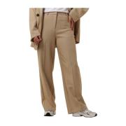 Beige Wijde Broek Y.a.s , Beige , Dames