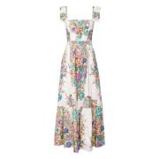 Bloemenprint Provençaalse Stijl Jurk Etro , Multicolor , Dames