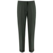 Hoge Taille Cropped Broek Etro , Green , Dames