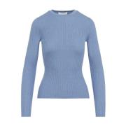 Lichtblauwe Denim Gebreid Gabriela Hearst , Blue , Dames